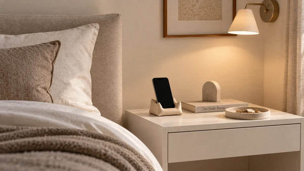 How to Style a Bedside Table Without Making It Feel Cluttered