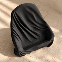 3CHIC The Chair phone stand in Black plant-based PLA, made in Dubai