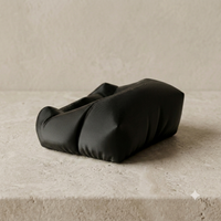 3CHIC The Pod earbuds stand in Black plant-based PLA, Large size