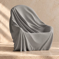 3CHIC The Chair phone stand in Grey plant-based PLA, made in Dubai