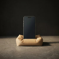 3CHIC The Lounge phone stand in Wood plant-based PLA, made in Dubai