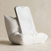 3CHIC The Pillow phone stand in White plant-based PLA, made in Dubai