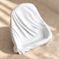 3CHIC The Chair phone stand in White plant-based PLA, made in Dubai