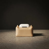 3CHIC The Couch earbuds stand in Wood plant-based PLA, Earbuds fit, made in Dubai