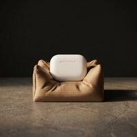 3CHIC The Couch earbuds stand in Wood plant-based PLA, Earbuds fit, made in Dubai