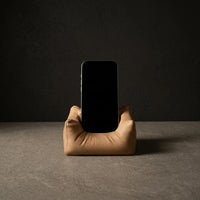 3CHIC The Couch phone stand in Wood plant-based PLA, Phone fit, made in Dubai
