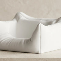 3CHIC The Couch phone and earbuds stand in White plant-based PLA, made in Dubai