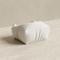 3CHIC The Pod earbuds stand in White plant-based PLA, Small Size, made in Dubai