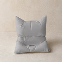 3CHIC The Pillow phone stand in Grey plant-based PLA, Charge type, side view
