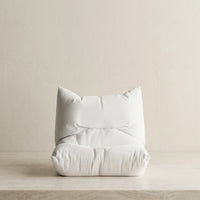 3CHIC The Pillow phone stand in White plant-based PLA, side view