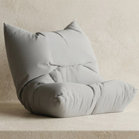3CHIC The Pillow phone stand in Grey plant-based PLA holding a smartphone