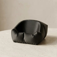 3CHIC The Pod earbuds stand in Black plant-based PLA, Small Size, made in Dubai