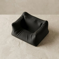 3CHIC The Couch phone and earbuds stand in Black plant-based PLA, made in Dubai