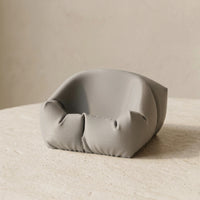 3CHIC The Pod earbuds stand in Grey plant-based PLA, Small Size, made in Dubai